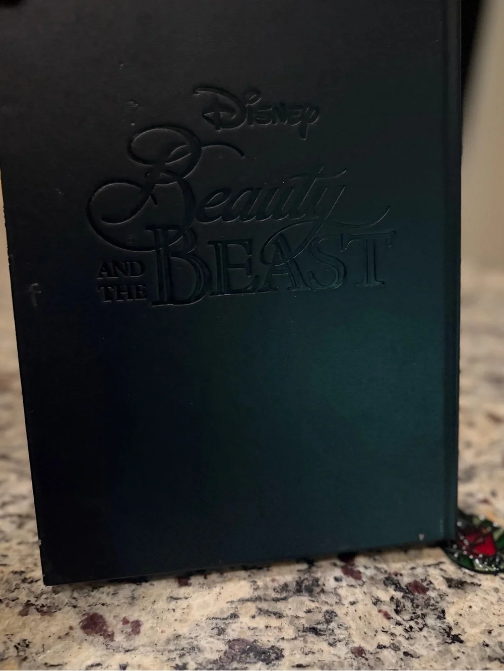 Disney Store Limited Product Beauty And The Beast Stained Glass Design Notebook